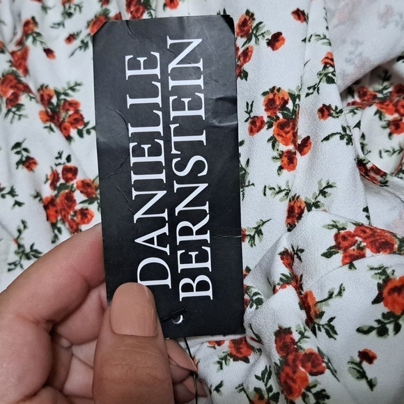 NWT DANIELLE BERNSTEIN BOHO FLORAL DRESS $99 - Picture 4 of 6